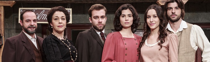 Parte del elenco de actores de 'El secreto de Puente Viejo'