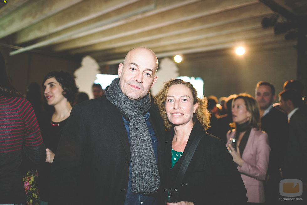 Manuel Salas en la fiesta del 5º aniversario de Grupo Secuoya