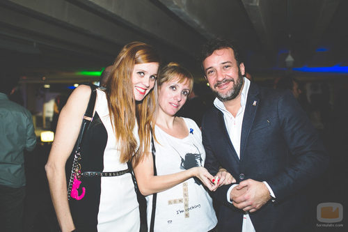 María Castro y José Luis García Pérez en la fiesta del 5º aniversario del Grupo Secuoya