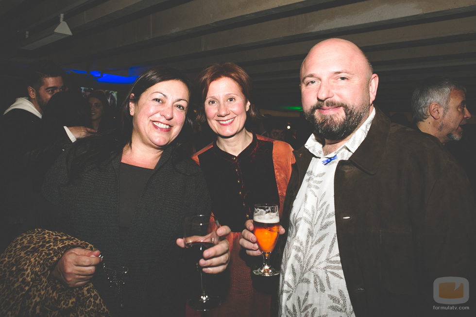 Geli Albadalejo y Esperanza Elipe en la fiesta del 5º aniversario del Grupo Secuoya