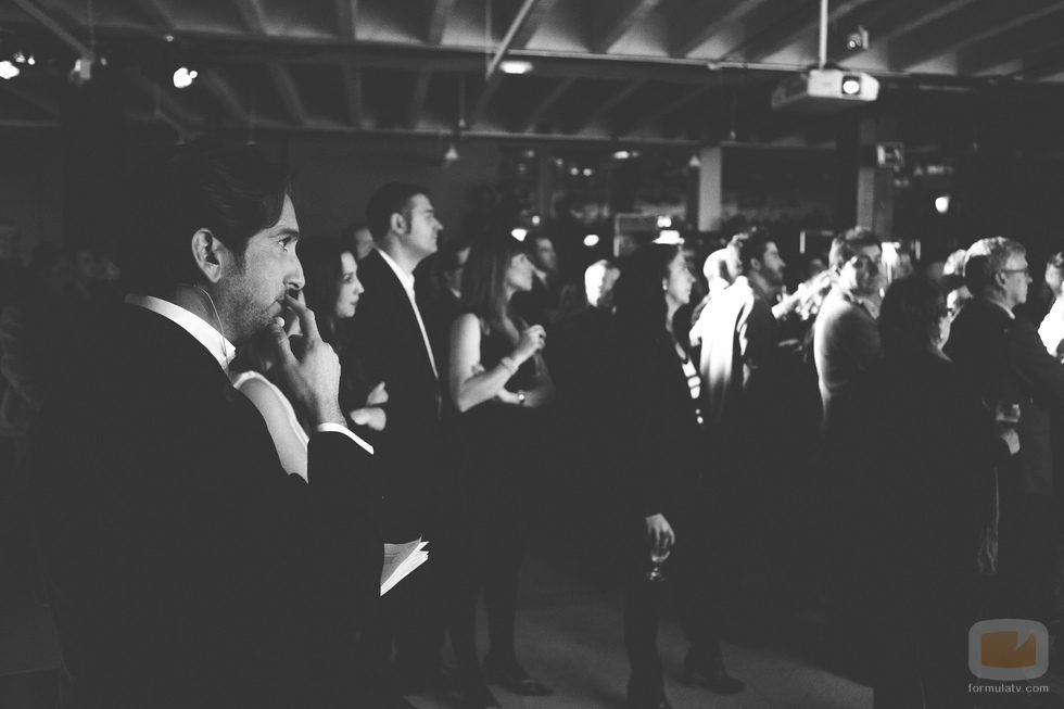 Raúl Berdonés en la fiesta del 5º aniversario del Grupo Secuoya