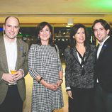 Luis Miguel Calvo y Raúl Berdonés en la fiesta del 5º aniversario del Grupo Secuoya