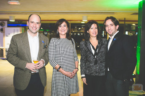 Luis Miguel Calvo y Raúl Berdonés en la fiesta del 5º aniversario del Grupo Secuoya