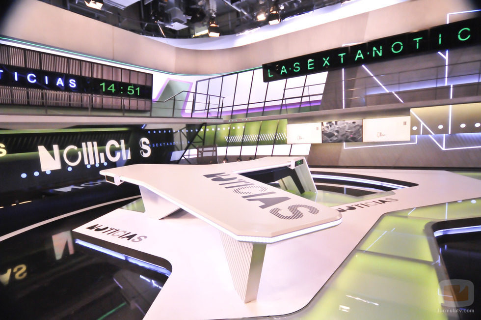 Nuevo plató de 'laSexta noticias'