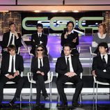 El equipo de 'Caiga quien caiga' en la rueda de prensa 