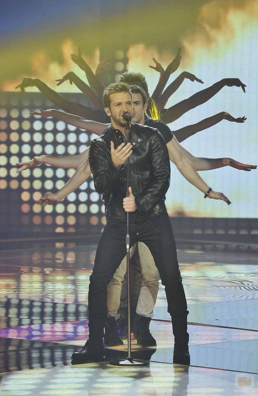 Pablo Alborán en la final de la segunda edición de 'La voz'