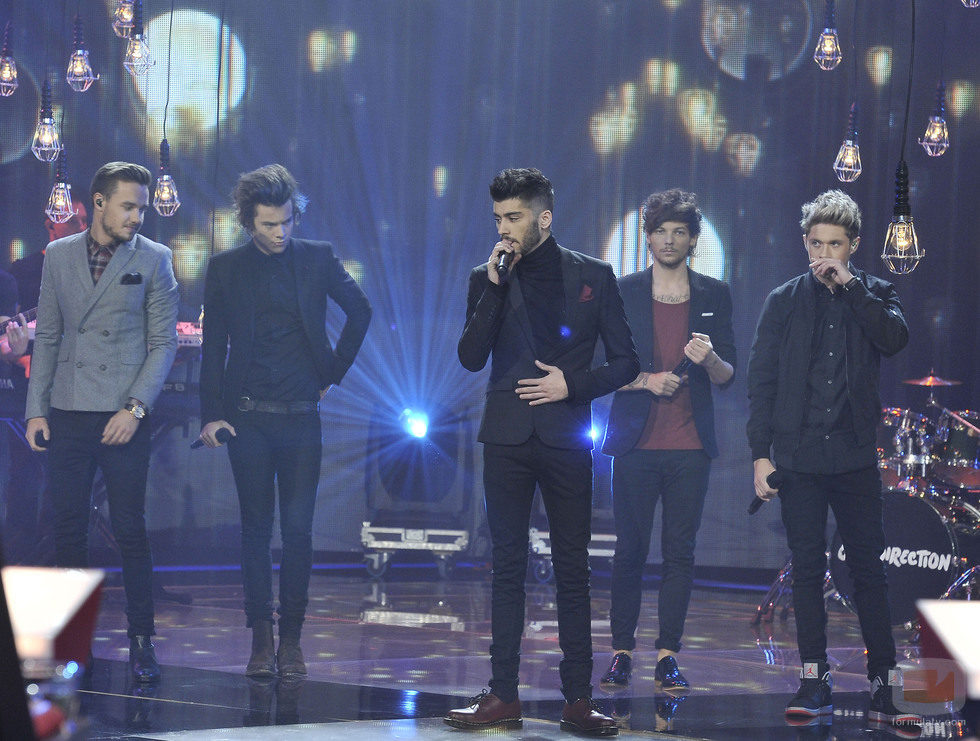 One Direction en la final de la segunda temporada de 'La voz'