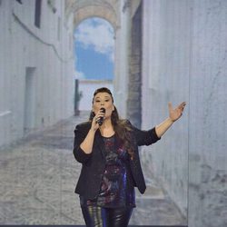 Estela Amaya en la final de la segunda edición de 'La voz'