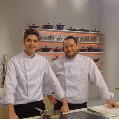 Fabián León y Óscar Martínez