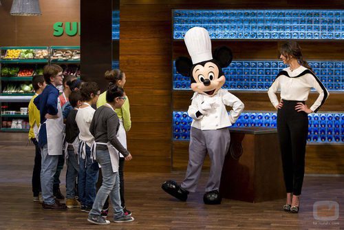 Mickey Mouse visita el plató de 'MasterChef Junior'