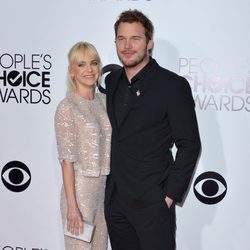 Anna Faris y Chris Pratt en los People's Choice Awards 2014