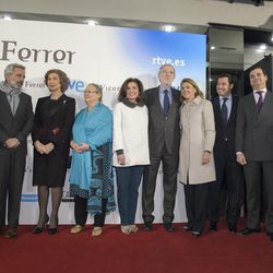 La Reina preside el acto de presentación de la TV Movie 'Vicente Ferrer'