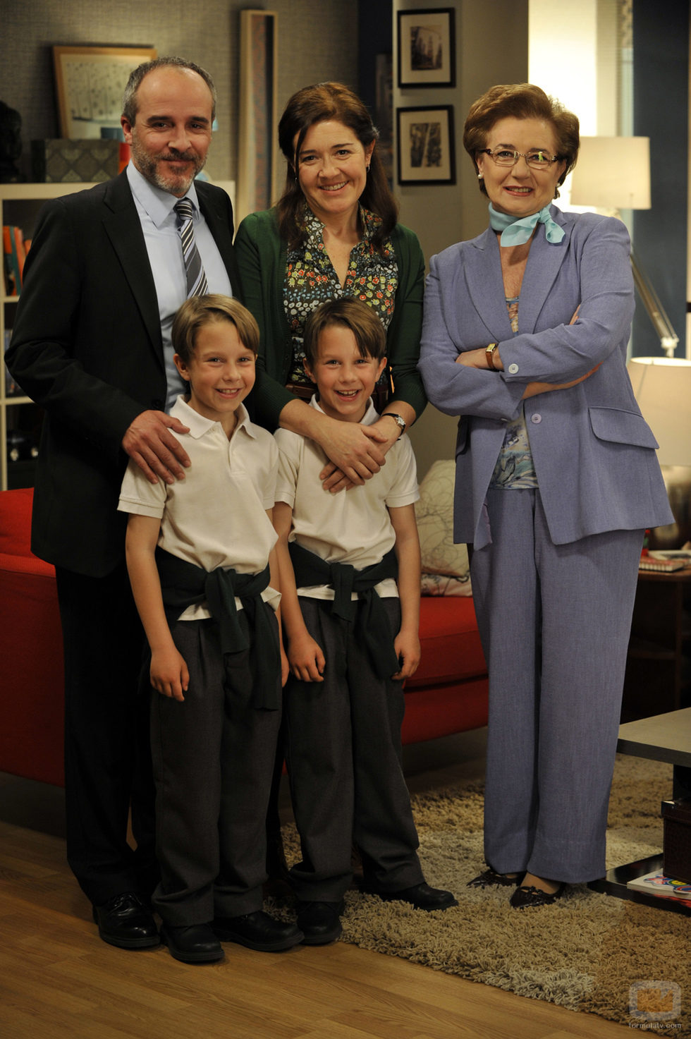 Familia de Laura Lebrel en 'Los misterios de Laura'