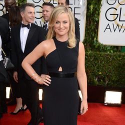 Amy Poehler en la alfombra roja de los Globos de Oro 2014