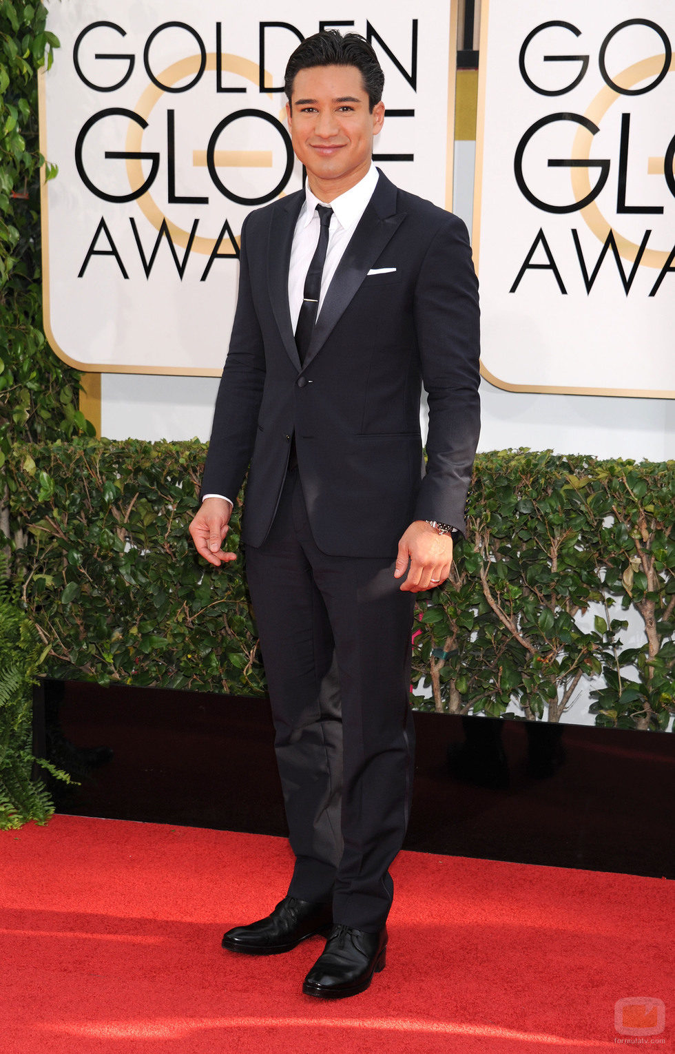 Mario Lopez en los Globos de Oro 2014