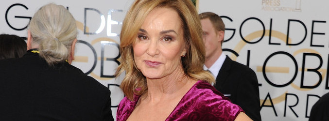 Jessica Lange en la alfombra roja de los Globos de Oro 2014
