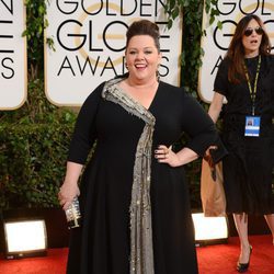 Melissa McCarthy en la alfombra roja de los Globos de Oro 2014