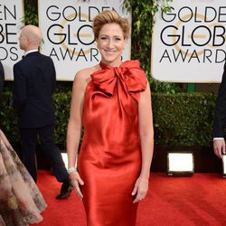 Edie Falco en la alfombra roja de los Globos de Oro 2014