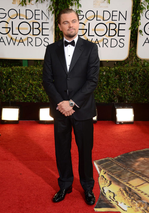Leonardo DiCaprio en los Globos de Oro 2014
