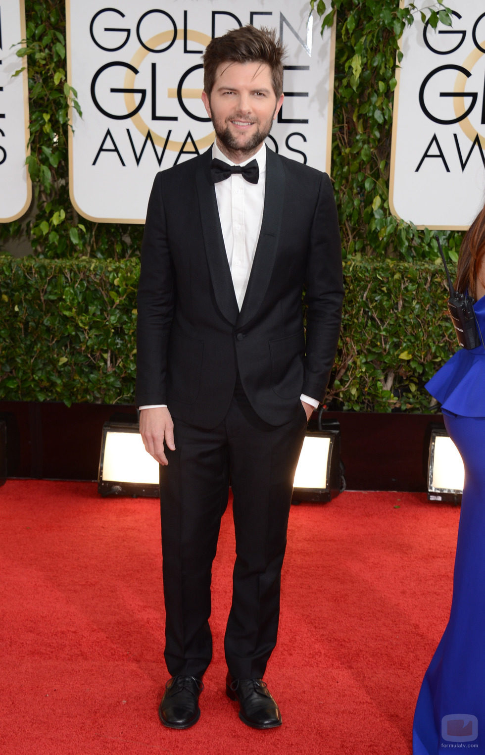 Adam Scott en los Globos de Oro 2014