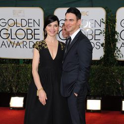 Julianna Margulies y Keith Lieberthal en los Globos de Oro 2014