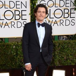 Orlando Bloom en la alfombra roja de los Globos de Oro 2014