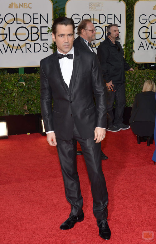 Colin Farrell en la alfombra roja de los Globos de Oro 2014