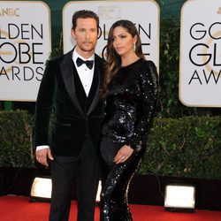 Matthew McConaughey en los Globos de Oro 2014