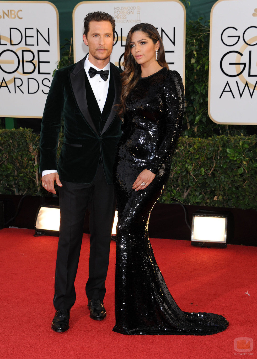 Matthew McConaughey en los Globos de Oro 2014