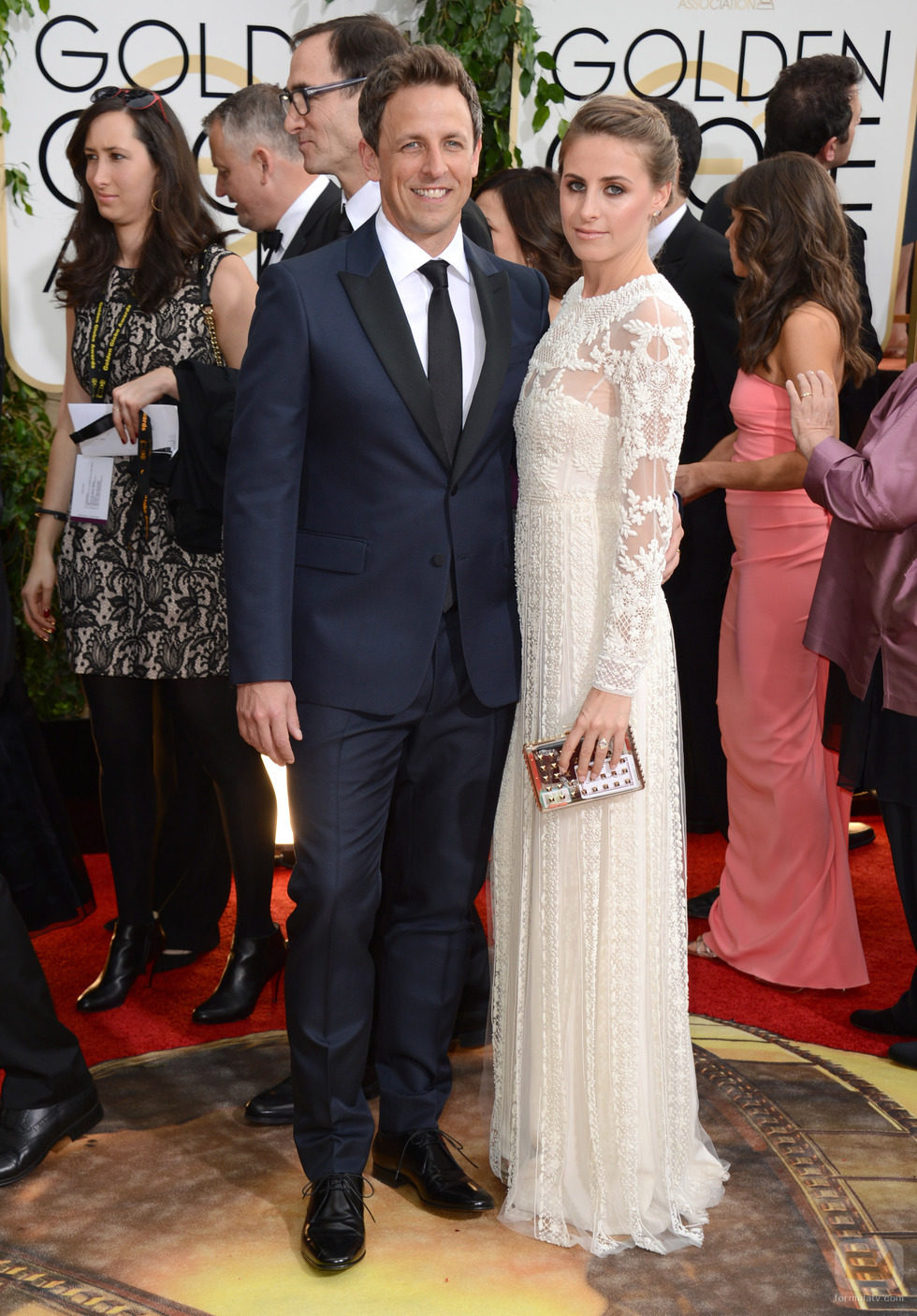 Seth Meyers en los Globos de Oro 2014
