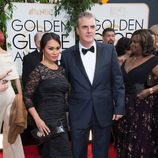 Tara Wilson y Chris Noth en los Globos de Oro 2014