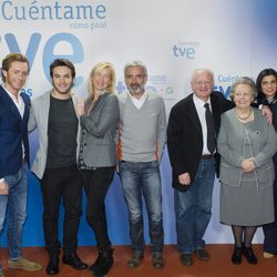 La familia Alcántara en la presentación de la decimoquinta temporada de 'Cuéntame cómo pasó'