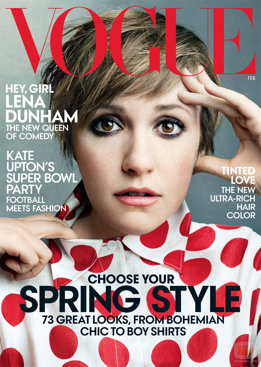 Lena Dunham, portada de la revista Vogue