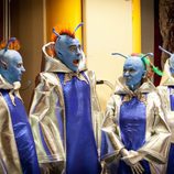 Fermín, Amador, Estela Reynolds y Coque, disfrazados de "Avatar" en 'La que se avecina'