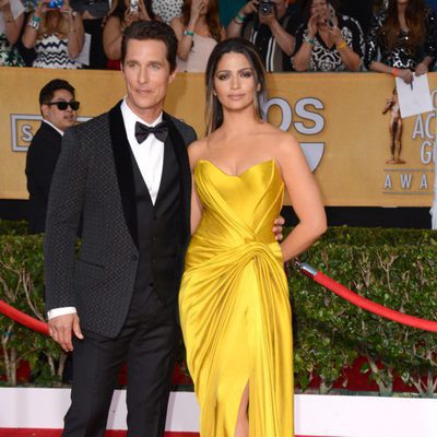 Matthew McConaughey y Camila Alves en los SAG 2014