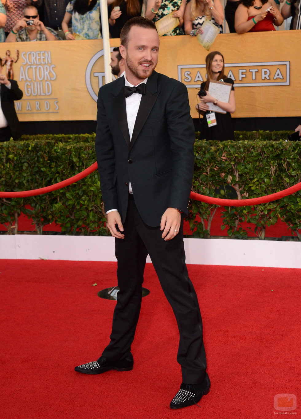 Aaron Paul en la alfombra roja de los SAG 2014