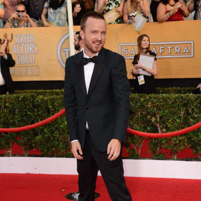 Aaron Paul en la alfombra roja de los SAG 2014