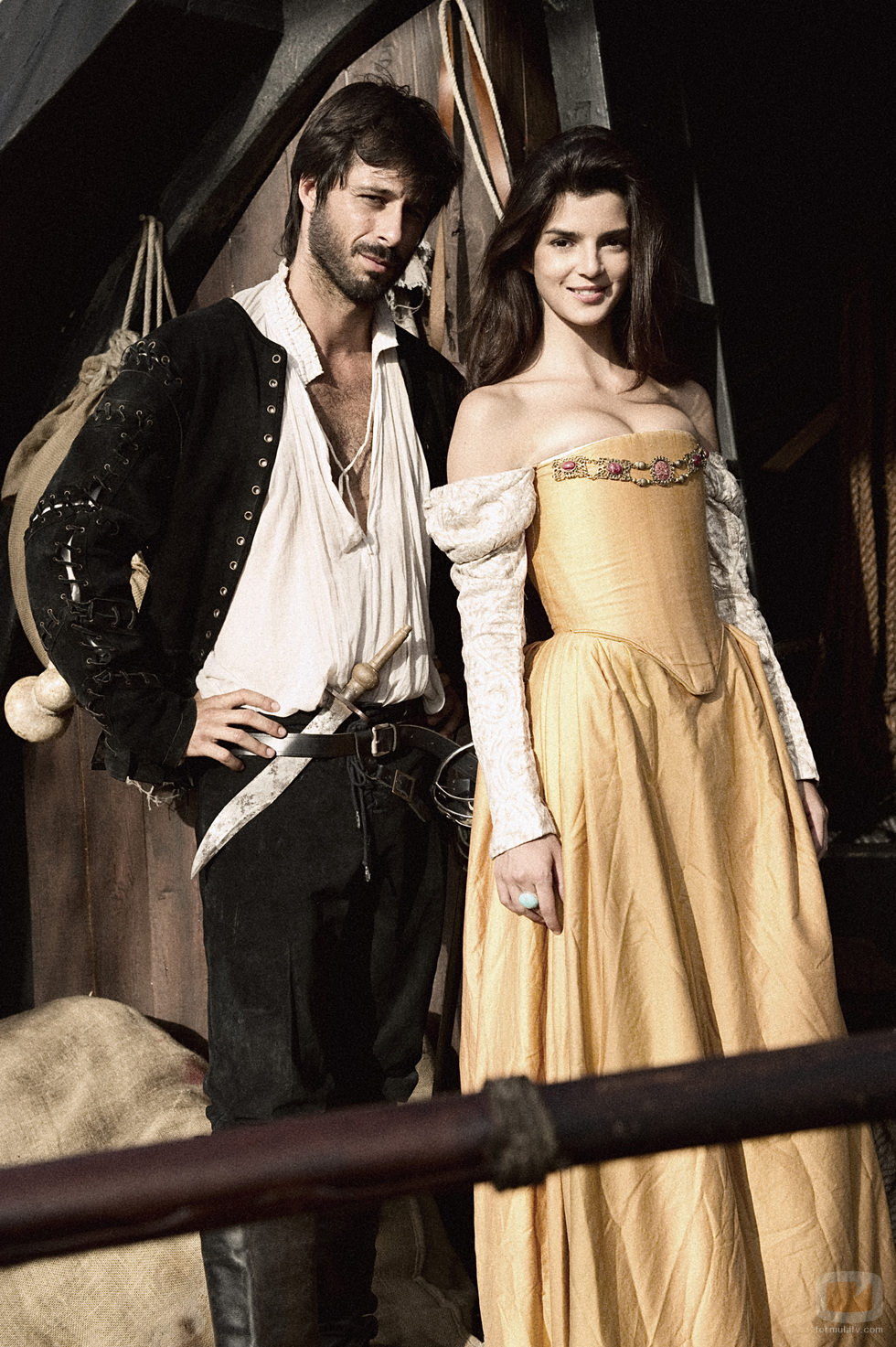 Hugo Silva y Clara Lago en la ficción de Antena 3, 'El corazón del océano'