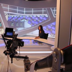 Nuevo plató de los informativos de Canal Extremadura TV
