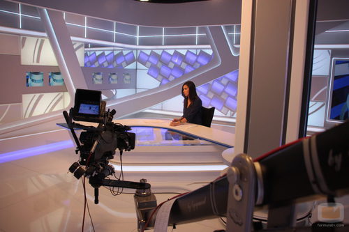 Nuevo plató de los informativos de Canal Extremadura TV