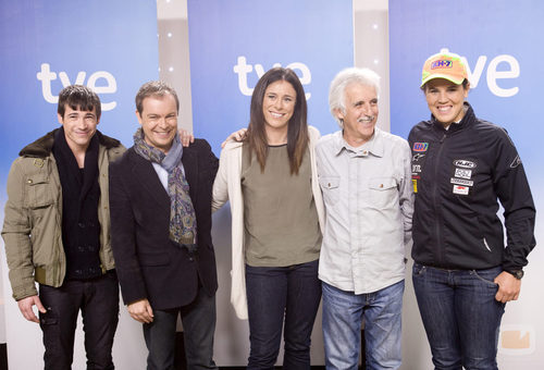 Juanjo Ballesta, Javier Sierra, Edurne Pasabán, Kiko Veneno y Laia Sanz en la presentación de 'Cumbres'