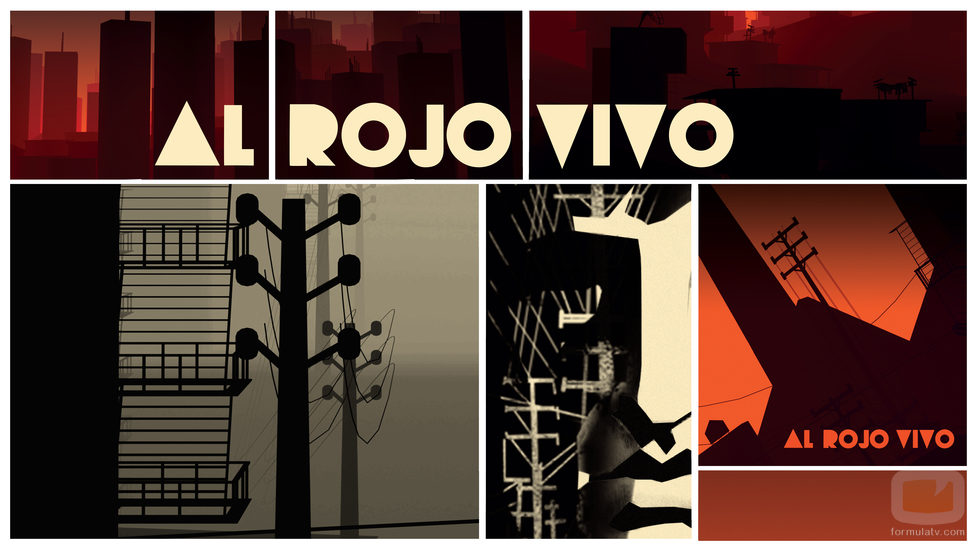 Línea gráfica de 'Al rojo vivo'
