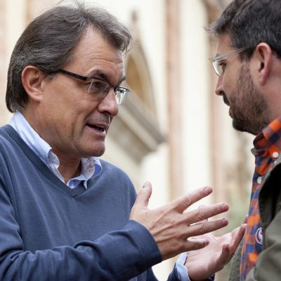 Jordi Évole junto a Artur Más en 'Salvados'