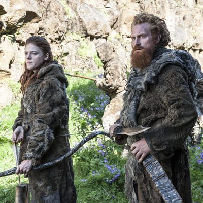 Rose Leslie y Kristofer Hivju son los salvajes Ygritte y Tormund Matagigantes en 'Juego de tronos'