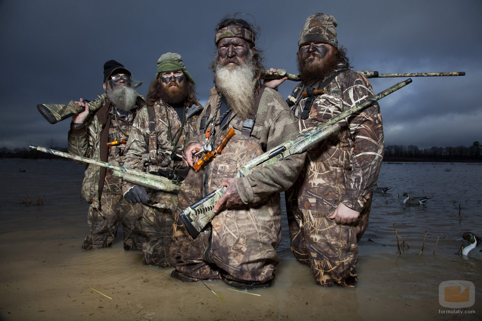 Los miembros de la familia Robertson de 'Duck Dynasty'