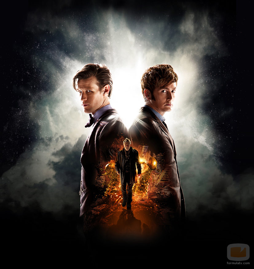 Matt Smith y David Tennant en el episodio especial de 'Doctor Who'
