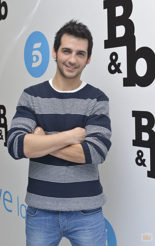 Fran Perea en la rueda de prensa de 'B&b, de boca en boca'