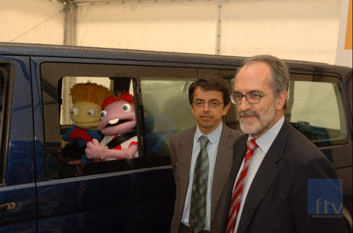 Pere Navarro y la seguridad vial con los Lunnis