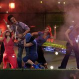 Chikilicuatre en Belgrado en el escenario