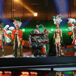 El Pavo Dustin en la semifinal de Eurovision 2008